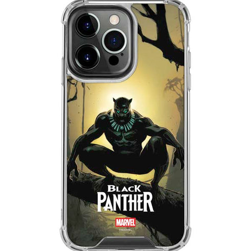Marvel Black Panther TChalla King of Wakanda iPhone 16 Pro Max Clear Case